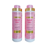 KIT SHAMPOO Y ACONDICIONADOR KERABRASIL SUPER LISO 1L