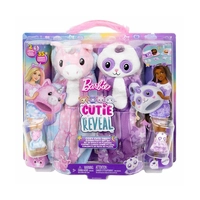 KIT DE JUEGO MATTEL BARBIE CUTIE REVEAL SLUMBER PARTY GIFT SET HRY15