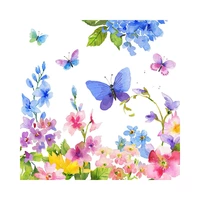 SERVILLETAS DE PAPEL PPD BLUE SPRING 1333263 33 X 33 CM 20 UNIDADES