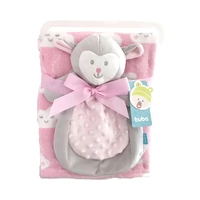 KIT DE MANTAS PARA BEBES BUBA 7832 OVEJA ROSA