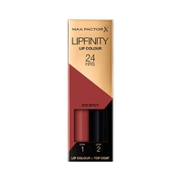 SET DE COSMÉTICOS MAX FACTOR LIPFINITY 24HS 070 SPICY 2 PIEZAS