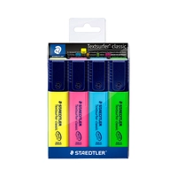 MARCADOR STAEDTLER TEXTSURFER CLASSIC INK·JET SAFE 364 WP4 4 UNIDADES