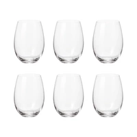 SET DE VASOS BOHEMIA CRISTALLIN 430ML 6 PIEZAS