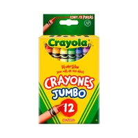 CRAYONES CRAYOLA JUMBO 52-0312 12 UNIDADES