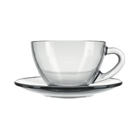 TAZA DE CAFÉ CON PLATO DURALEX ASTRAL SM400.0114.00N 240ML