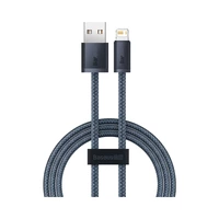 CABO BASEUS CALD000516 USB-A A LIGHTNING 2M CINZA