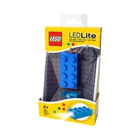 CHAVEIRO COM LUZ LEGO LED LITE BRICK 8 KNOBS BLUE LGL-KE5-B AZUL