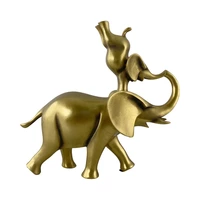 FIGURA DECORATIVA DE ELEFANTE CONCEPTS 437-4910566 25 CM DORADO