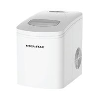 MÁQUINA DE HIELO MEGA STAR ZB20L 10KG 220V BLANCO