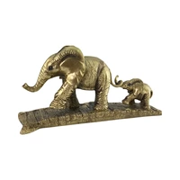 FIGURA DECORATIVA DE ELEFANTE CONCEPTS 437-498807 23 CM DORADO