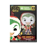 PIN DE COLEÇÃO FUNKO POP! DC SUPER HEROES THE JOKER AS SANTA N° 22