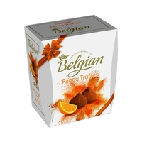 CHOCOLATE THE BELGIAN TRUFFES ORANGE 200GR