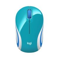 MOUSE INALÁMBRICO LOGITECH 910-005363 M187 VERDE AGUA