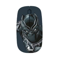 MOUSE INALÁMBRICO XTECH XTM-M340BP PANTERA NEGRA