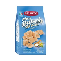 GALLETITA WAFER BALOCCO MINI CUBES MILK VANILLA 125GR