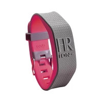 PULSERA FIR ION- ENERGY BICOLOR GRIS CON ROSA