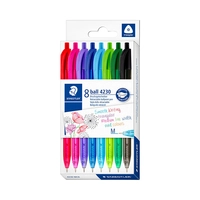 CANETA RETRÁTIL STAEDTLER BALL 4230 MC8 8 UNIDADES