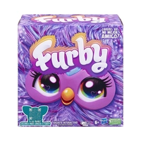 JUGUETE DE PELUCHE INTERACTIVO HASBRO FURBY F6743 MORADO 