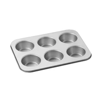 MOLDE PARA MUFFINS Y CUPCAKES CUISINART AMB-6JMP CHEF'S CLASSIC 6 TAZAS PLATA