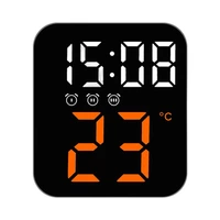 RELOJ DIGITAL DE MESA SATELLITE AC-T6821 LED NARANJA