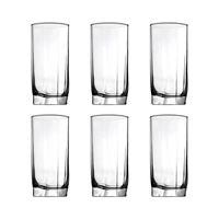 SET DE VASOS PASABAHCE LUNA 42358 390ML 6 PIEZAS