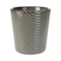 VASO DE CERÂMICA KPM 038392 13 X 14 CM VERDE