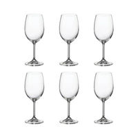 SET DE COPAS PARA VINO BOHEMIA MARTINA 350ML 6 PIEZAS