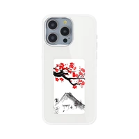 CAPA PROTECTORA E-INK FASHION CASE BORN TO LOVE PARA IPHONE 15 PRO MAX BRANCO