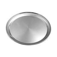 BANDEJA REDONDA KPM 029845 33 X 2 CM PLATA