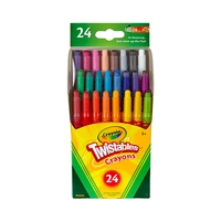 CRAYONS CRAYOLA MINI TWISTABLES 52-9724 24 UNIDADES