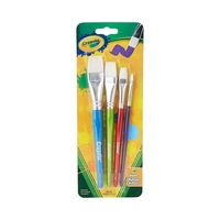 KIT DE PINCELES CRAYOLA PAINT 05-3520 4 UNIDADES