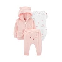 CONJUNTO INFANTIL CARTER'S 1N688610 NIÑA 3PZS