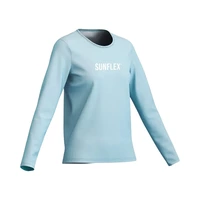 REMERA DE PESCA SUNFLEX SPORT RAGLAN DRY-FIT CELESTE