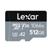 MEMORIA MICRO SD LEXAR 512GB 160-120MB SILVER