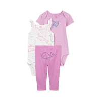 CONJUNTO INFANTIL CARTER'S 1Q925010 MENINA 3 PÇS