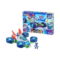 FIGURA CON VEHÍCULO HASBRO PJ MASKS POWER HEROES PJ EXPLORADOR F7599