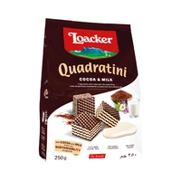 GALLETAS LOACKER QUADRATINI COCO+MILK 250GR