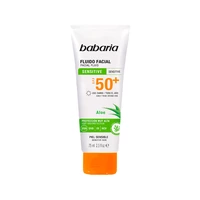 FLUIDO FACIAL BABARIA SENSITIVE ALOE PIEL SENSIBLE SPF50+ 75ML