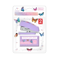 MINIGRAMPEADOR DE PAPEL TILIBRA BORBOLETA 338039 12 FOLHAS