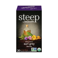 TÉ NEGRO BIGELOW STEEP ORGANIC EARL GREY 20 UNIDADES