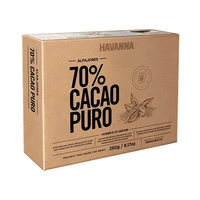 Alfajor Havanna Chocolate 70% Cacao Puro 260 gramos 4 unidades