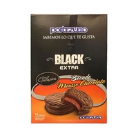 ALFAJOR PORTEZUELO BLACK MOUSSE PACK 14 UNIDADES