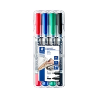 MARCADOR STAEDTLER LUMOCOLOR PERMANENT DUO 348 WP4 4 UNIDADES