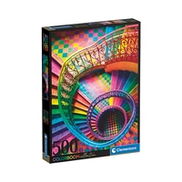 QUEBRA-CABEÇA CLEMENTONI 35132 COLORBOOM STAIRS 500 PEÇAS