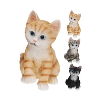 FIGURA DECORATIVA DE GATO KPM 031278 19 CM SURTIDO