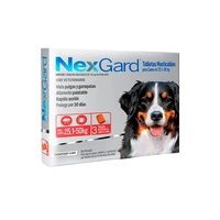 ANTIPARASITARIO NEXGARD 25.1-50KG 3 TABLETAS