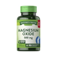 VITAMINA NATURE´S TRUTH MAGNESIUM OXIDE 500MG 90 CÁPSULAS