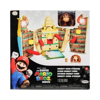 KIT DE JUEGO NINTENDO THE SUPER MARIO BROS MOVIE DONKEY KONG STADIUM 41803