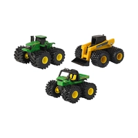 KIT DE JUGUETES JOHN DEERE KIDS MONSTER TREADS MINI MUDDERS LP75981 3 UNIDADES