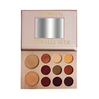 PALETA DE SOMBRAS BEAUTY CREATIONS NATURALLY NUDE 11 TONOS